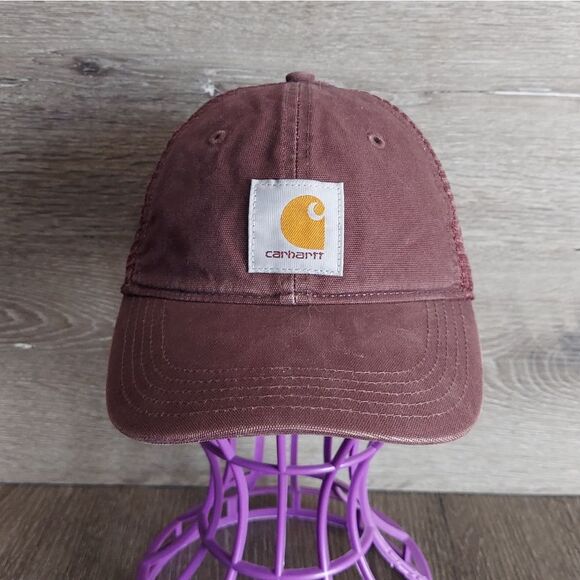 Carhartt Accessories - Carhartt Women's Buffalo Baseball Cap - Burgundy